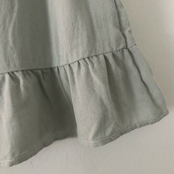 5/$25 Crown of Hearts Girl's Ruffle Tie Elastic Waist Mint Green Skirt XXL New - Picture 3 of 7